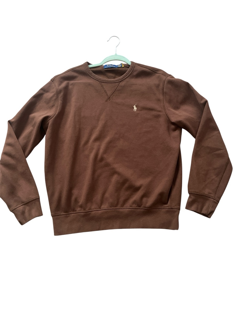 Polo by Ralph Lauren Men's Chest Pony Crewneck Sweatshirt - Brown